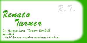 renato turmer business card