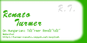 renato turmer business card